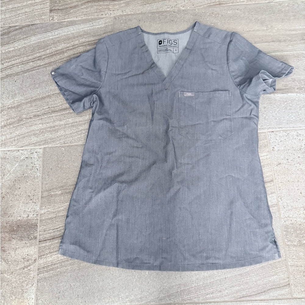 Figs Gray Women's Top